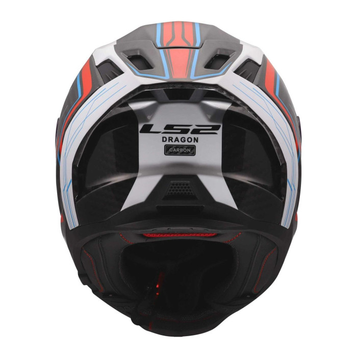 Casco Integrale Ls2 Ff807 Dragon Subic White Blue Red