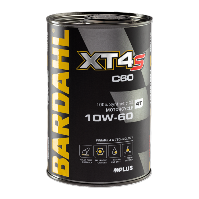 Olio Bardahl Xt4-s C60 10w60 Moto Conf. 1 Lt New