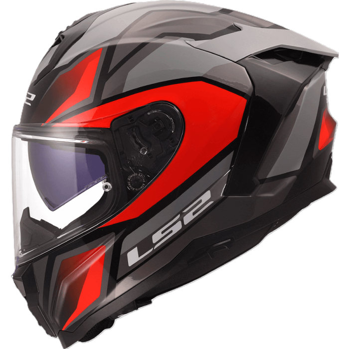 Casco Integrale Ls2 Ff817 Challenger II Viper Grey Red