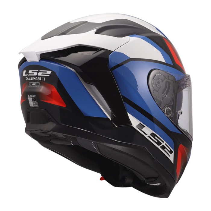 Casco Integrale Ls2 Ff817 Challenger II Viper White Blue Red