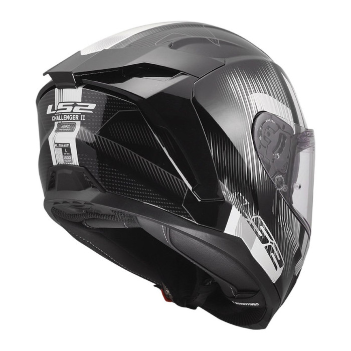 Casco Integrale Ls2 Ff817 Challenger II Nitro Black Grey