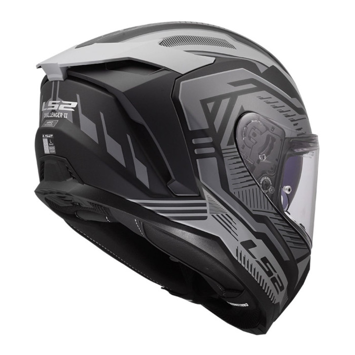 Casco Integrale Ls2 Ff817 Challenger II Dravix Grey