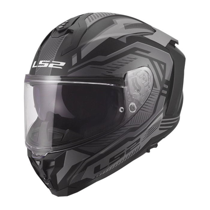 Casco Integrale Ls2 Ff817 Challenger II Dravix Grey