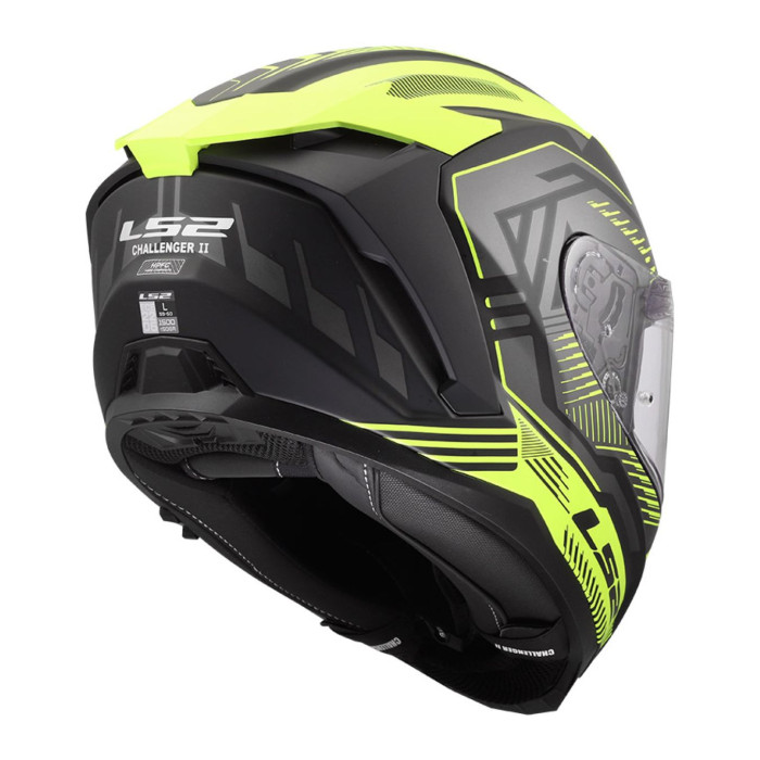 Casco Integrale Ls2 Ff817 Challenger II Dravix H-v Yellow