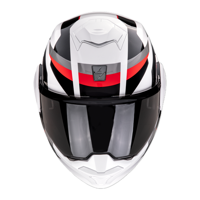 Casco Ribaltabile Scorpion Exo-tech Evo Pro Acuti Grigio Nero Rosso