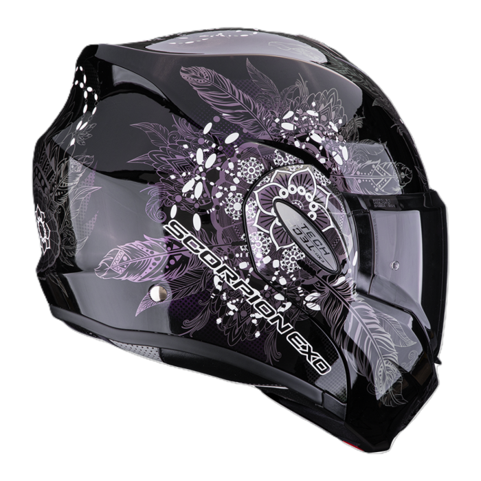 Casco Ribaltabile Scorpion Exo-tech Evo Dream Nero Camaleon