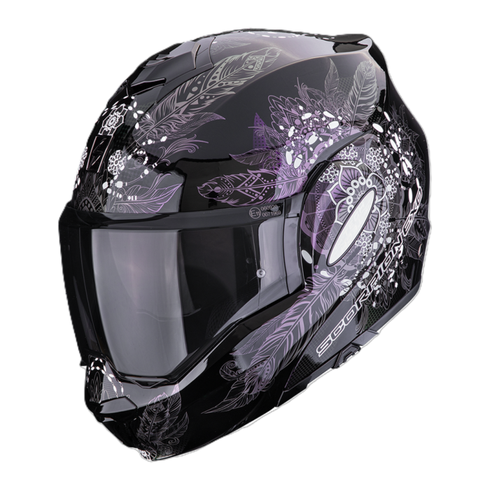 Casco Ribaltabile Scorpion Exo-tech Evo Dream Nero Camaleon