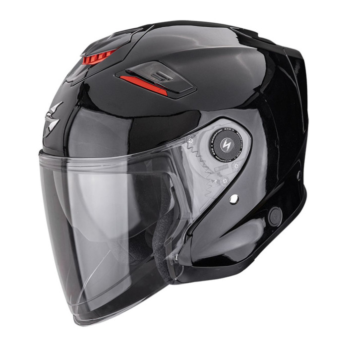 Casco Jet Scorpion Exo-gt Jet Nero Metallizzato