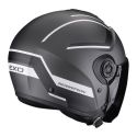 Casco Jet Scorpion Exo-city II Cosmos Argento Opaco Bianco