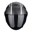 Casco Jet Scorpion Exo-city II Cosmos Argento Opaco Bianco