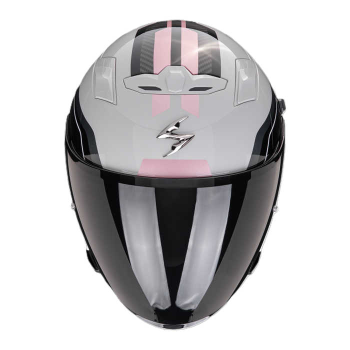 Casco Jet Scorpion Exo-230 Hipe Grigio Rosa