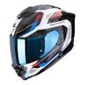 Casco Integrale Scorpion Exo-1500 Air Sleek Bianco Rosso