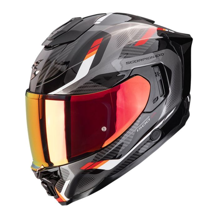 Casco Integrale Scorpion Exo-1500 Air Sleek Nero Rosso