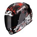 Casco Integrale Scorpion Exo-491 Spector Nero Rosso
