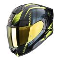 Casco Integrale Scorpion Exo-530 Air Theras Nero Giallo Neon