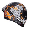 Casco Integrale Scorpion Exo-r1 Evo Air Fim Racing 1 Replica Nero Arancio