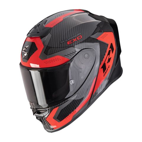 Casco Integrale Scorpion Exo-r1 Evo Carbon Air Propel Nero Rosso