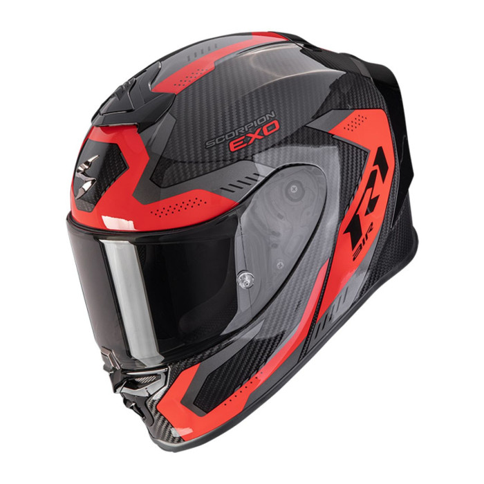 Casco Integrale Scorpion Exo-r1 Evo Carbon Air Propel Nero Rosso