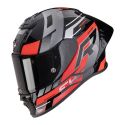 Casco Integrale Scorpion Exo-r1 Evo II Air Adrenaline Nero Rosso Argento