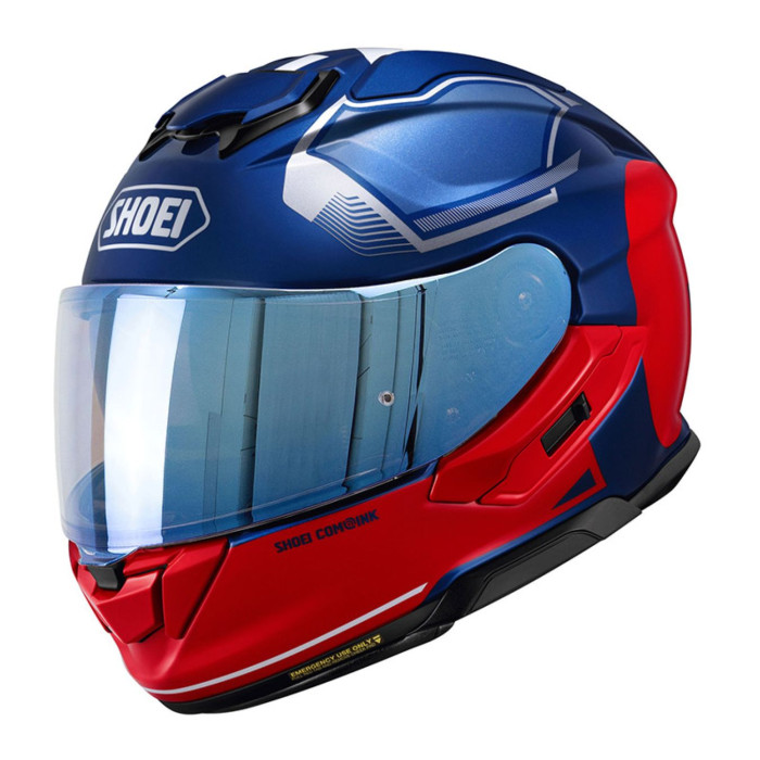 Casco Integrale ShoeiGt-air 3 Mike Rosso Blu