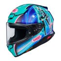 Casco Integrale ShoeiNxr2 Hatsune Miku TC4 Azzurro