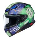 Casco Integrale ShoeiNxr2 Ms-05 Zaku I TC11 Verde Blu