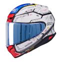 Casco Integrale ShoeiNxr2 Rx-78 Gundam TC10 Bianco Blu Rosso