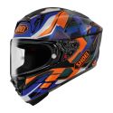 Casco Integrale ShoeiX-spr Pro Valion TC8 Blu Arancio
