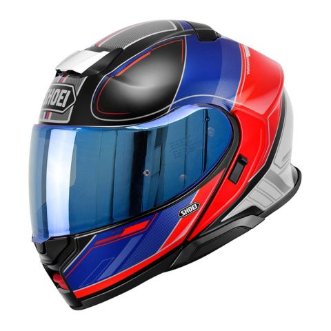Casco Modulare ShoeiNeotec 3 Sharpen TC10 Rosso Blu