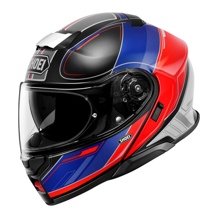 Casco Modulare ShoeiNeotec 3 Sharpen TC10 Rosso Blu