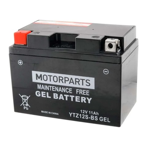 Batteria Motorparts Ytz12s-bs Al Gel Senza Manutenzione - Pronta All´uso