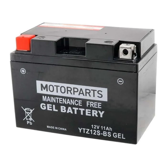 Batteria Motorparts Ytz12s-bs Al Gel Senza Manutenzione - Pronta All´uso