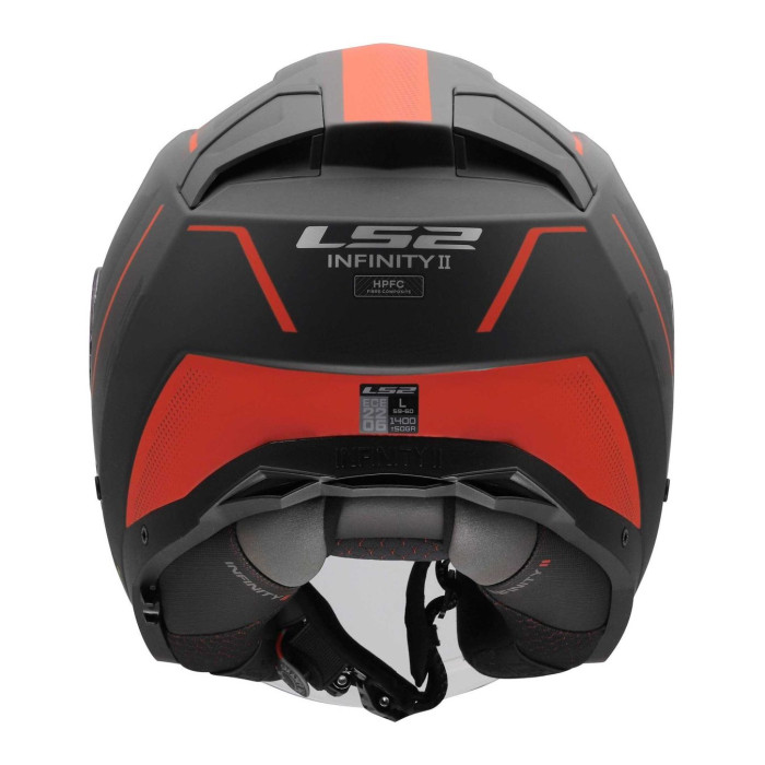 Casco Jet Ls2 Of603 Infinity II Veyron 06 Black Grey Red