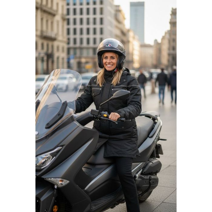 Mantel Damen 7/8 Held Tess 6841 Schwarz