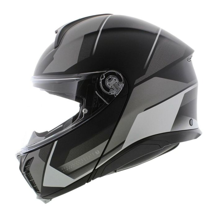 Casco Agv Tourmodular E2206 Multi Perception Matt Black/silver