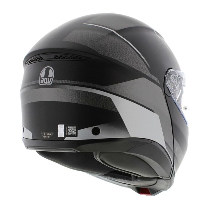 Casco Agv Tourmodular E2206 Multi Perception Matt Black/silver