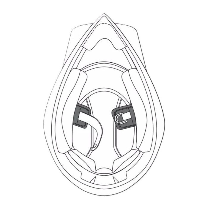 Agv Chin Strap Pads Ax9
