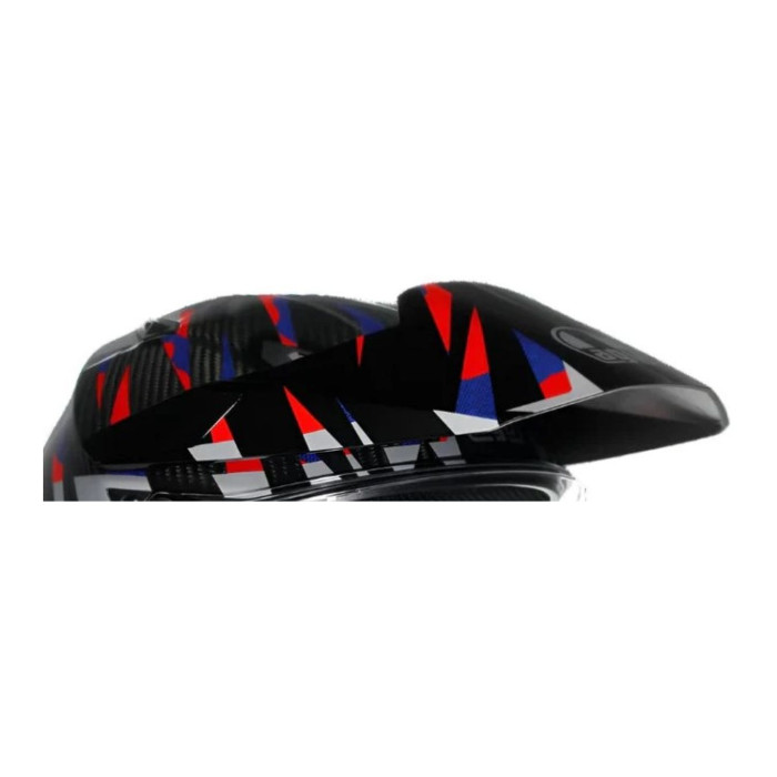 Agv Peak Ax9 Steppa Carbon/red/blue