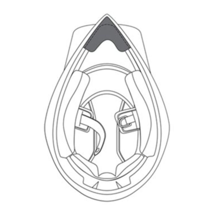 Agv Wind Protector Ax9 Grey/black