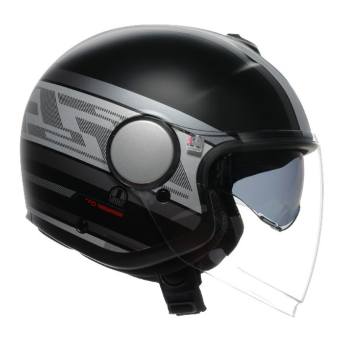 Casco Agv Eteres E2206 Mondello Matt Black/grey