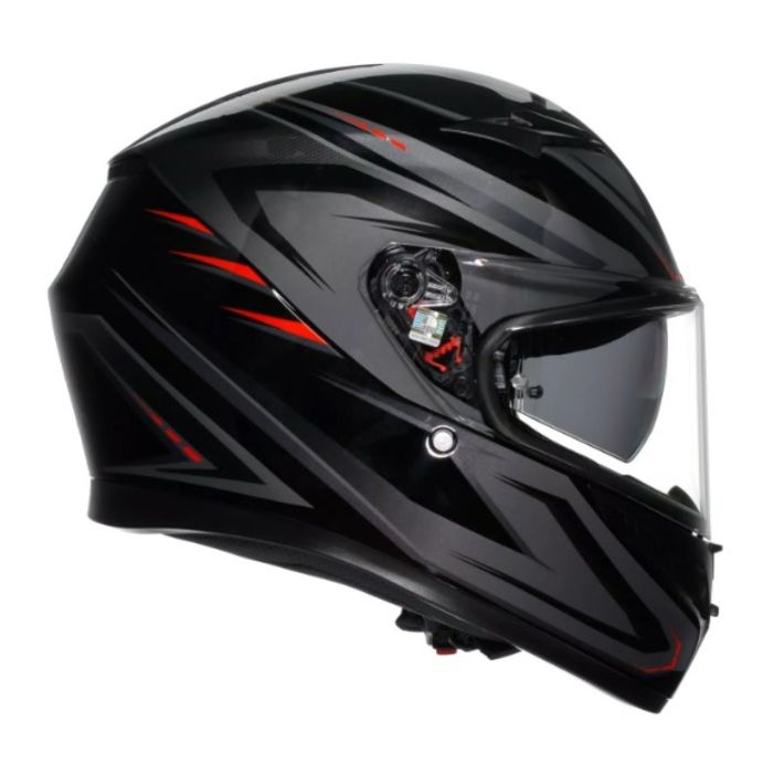 Casco Integrale Agv K3 E2206 Mplk Syth Black/red