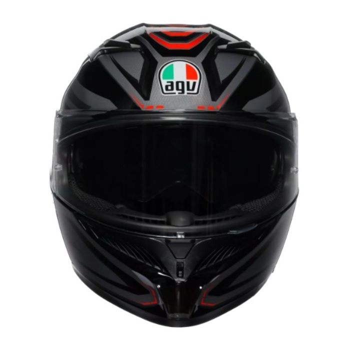 Casco Integrale Agv K3 E2206 Mplk Syth Black/red