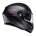 Casco Integrale Agv K3 E2206 Mplk Syth Matt Black/pink