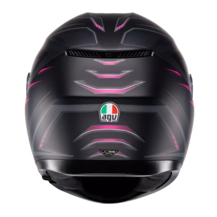 Casco Integrale Agv K3 E2206 Mplk Syth Matt Black/pink