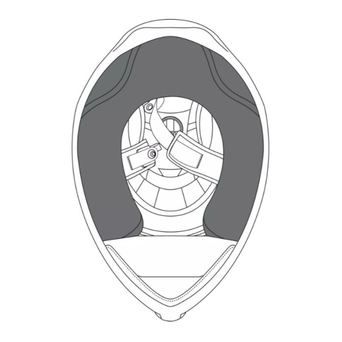 Agv Guanciali K1 S/k1 2026 Black