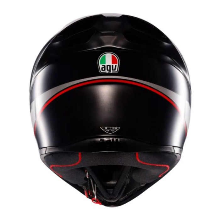 Casco Integrale Agv K1 S E2206 Graphic Lap Matt Black/grey/