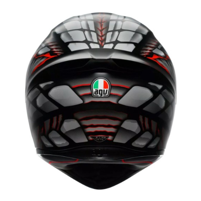 Casco Integrale Agv K1 S E2206 Graphic Lyzard Matt Black/gr