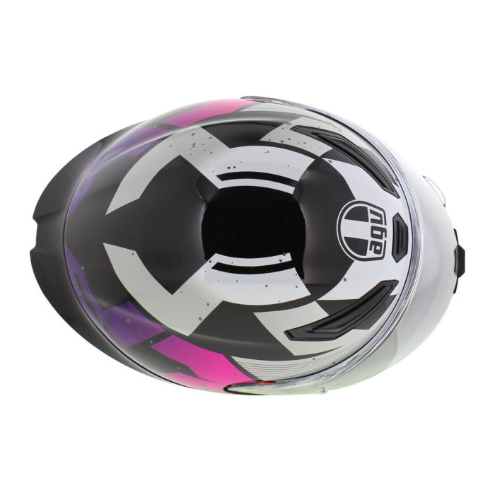 Casco Integrale Agv K1 S E2206 Graphic Punkpulse Black/purp