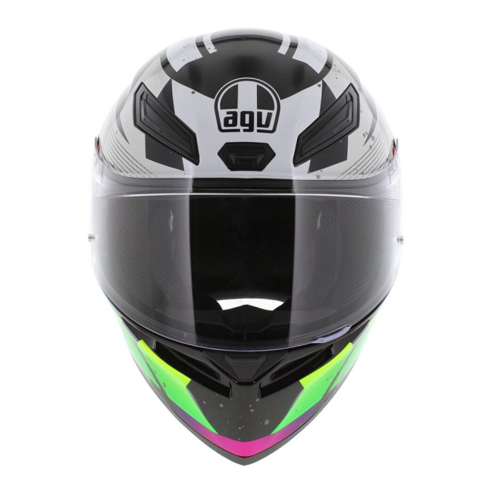 Casco Integrale Agv K1 S E2206 Graphic Punkpulse Black/purp