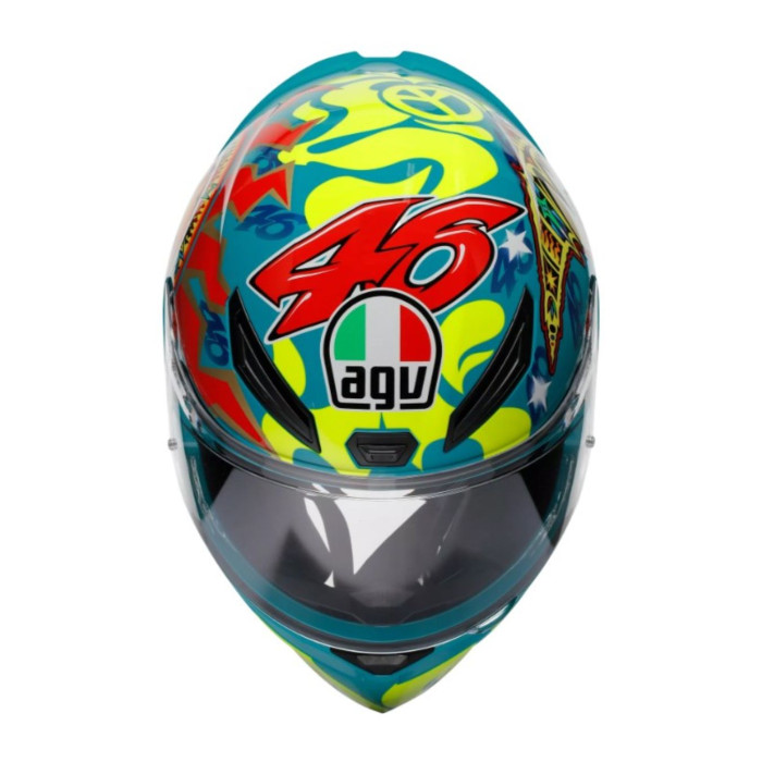 Casco Integrale Agv K1 S E2206 Replica Rossi Mugello 1999
